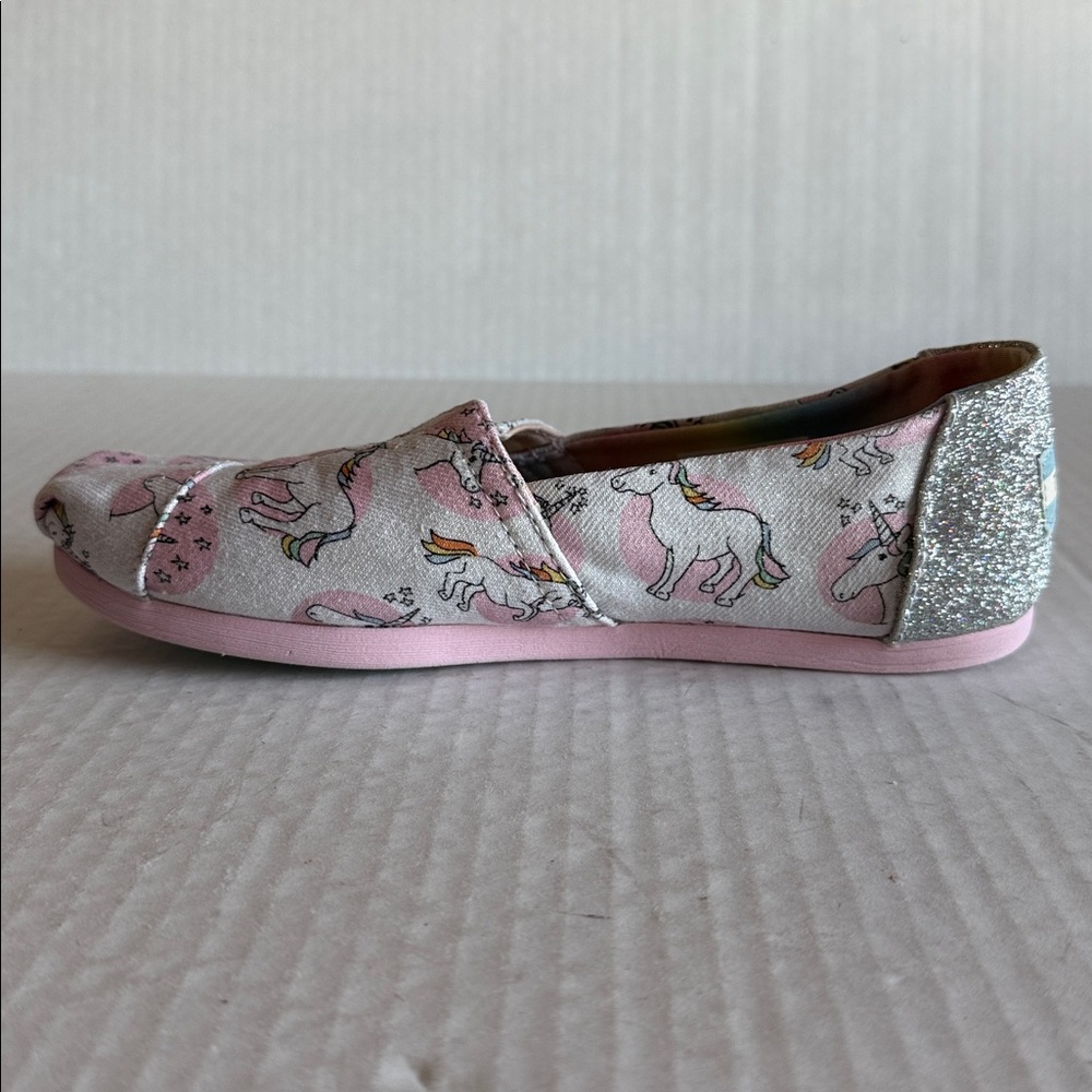 Toms Classic Pastel Glitter Unicorn Alpargata Flats - Picture 5 of 11